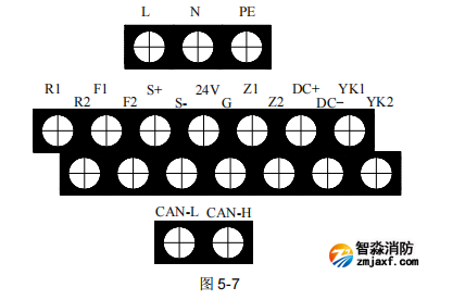 海湾GST-QKP01气体灭火控制器外接端子