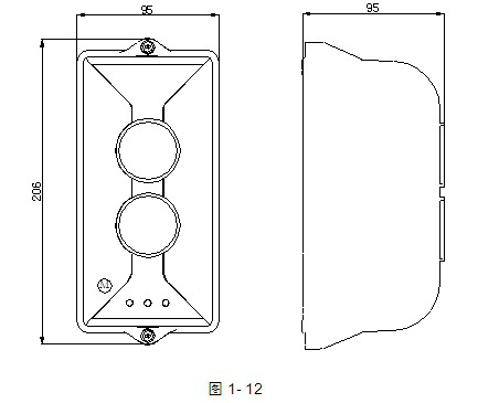 海湾JTY-HM-GST102线型光束探测器示意图