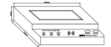 GST-ZF-101Z 火灾显示盘外形示意图