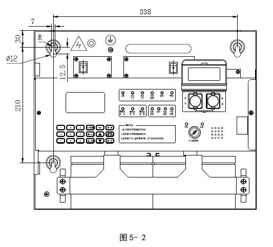 GST-QKP01气体灭火控制器/火灾报警控制器安装示意图